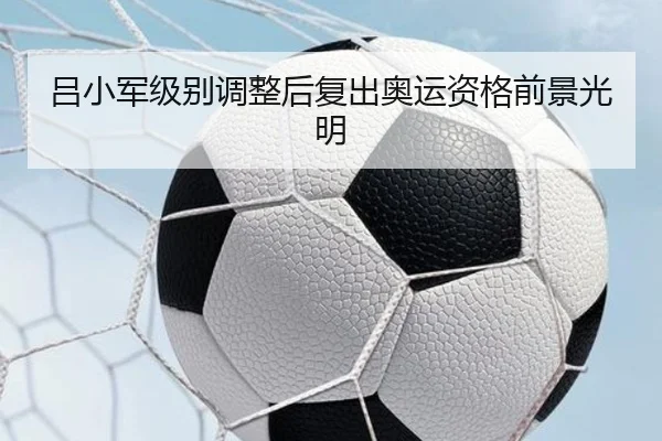 吕小军级别调整后复出奥运资格前景光明